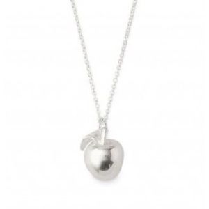New in box, apple of my eye, Stella, and dot retired necklace in silver